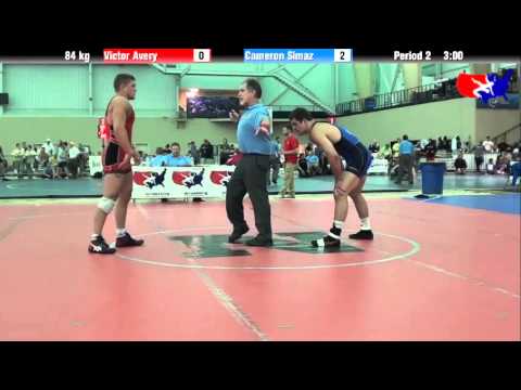 Victor Avery vs. Cameron Simaz at 2013 ASICS University Nationals - FS