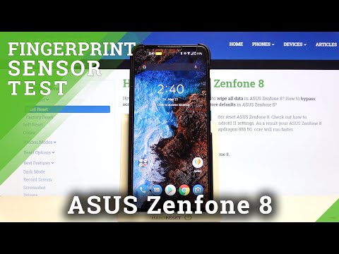 How Fingerprint Sensor Works with Tempered Glass on ASUS Zenfone 8