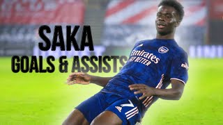 Bukayo Saka - All 34 Goals & Assists For Arsenal