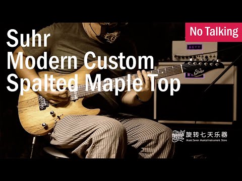 Suhr Modern Custom Spalted Maple Top | No Talking