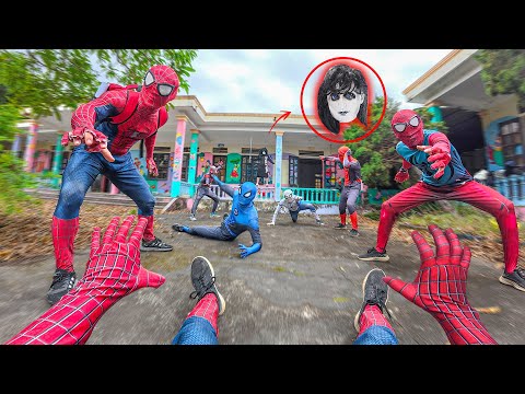 ILLUSION Serbian Dancing Lady in Abandoned House , What Should We Do Now 7 Spider-Man Bros ? ( POV )