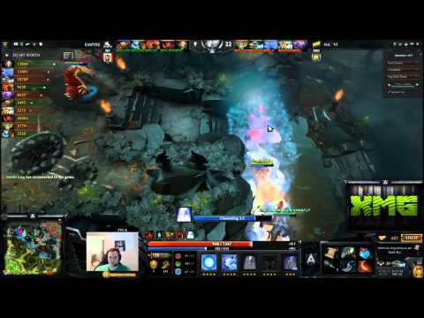 Dendi puck reflexes (Admiral Bulldog commentary)