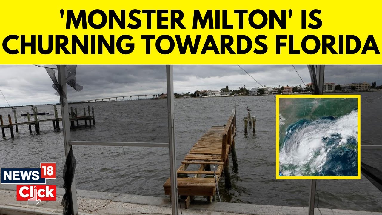 Milton News | Expanding Hurricane Milton Is Churning Toward Florida's Battered Gulf Coast | N18G