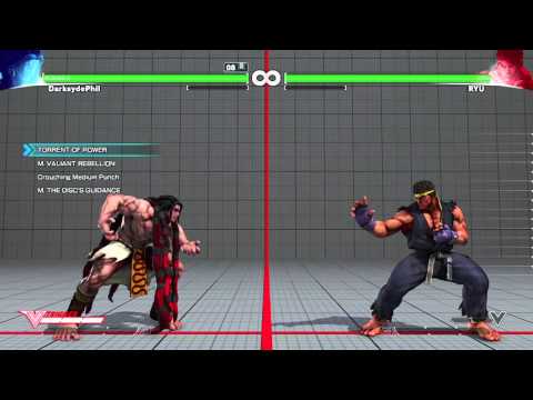 Street Fighter V Trials Gameplay: Necalli