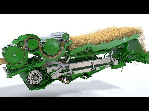John Deere - cosechadora Serie T - Animación