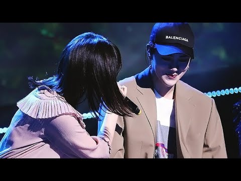 [4K] 권현빈 보며 사랑빛 부르는 이수현 - 171210 비정규직 아이돌 쇼케이스