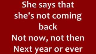 Go: Audio- She Left Me