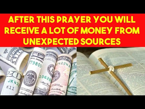 RECEIVE A HUGE SUM OF MONEY WITH THIS GUARANTEED  PRAYER