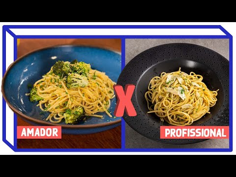 MACARRÃO ALHO E ÓLEO | Amador x Profissional | Mohamad Hindi