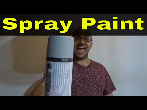Part of a video titled How To Remove Spray Paint Can Lid-Easy Method - YouTube