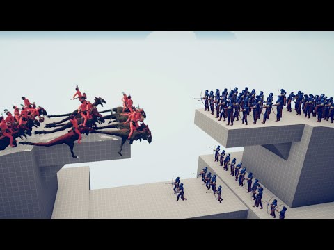 100x ARCHERS vs 50x RAPTOR RIDERS - Totally Accurate Battle Simulator