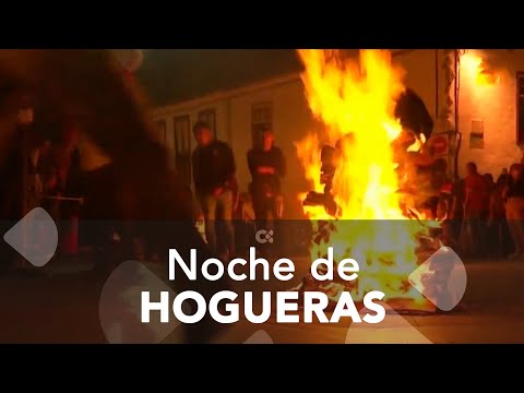 Noche de hogueras por San Marcos en Agulo, La Gomera