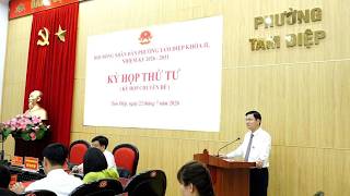 HĐND phường Tam Điệp tổ chức Kỳ họp thứ 4 (kỳ họp chuyên đề), khóa II, nhiệm kỳ 2026 – 2031