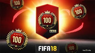 INSANE ICONS PACKED! - Top 100 FUT CHAMPS MONTHLY REWARDS - FIFA 18 Ultimate Team