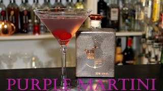 myBar Drinks - PURPLE MARTINI #COCKTAIL
