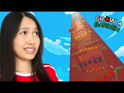 I Tried HARDEST Grow a Garden Tower...