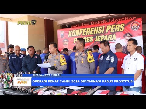 POLRES JEPARA AMANKAN RATUSAN PELAKU KRIMINAL OPS PEKAT CANDI 2024
