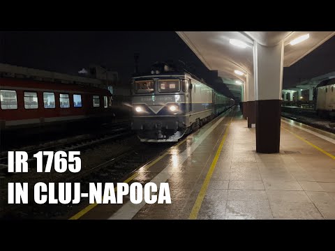 IR 1765 soseste in gara CLUJ-NAPOCA