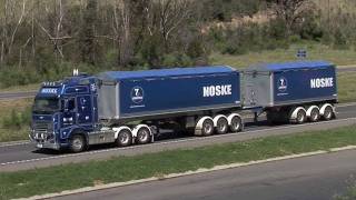 preview picture of video 'Aussie Trucks: Semi's and B-Doubles on the Hume Highway Part 2'