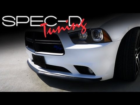 SPECDTUNING INSTALLATION VIDEO: 2011 - 2014 DODGE CHARGER LOWER FRONT LIP