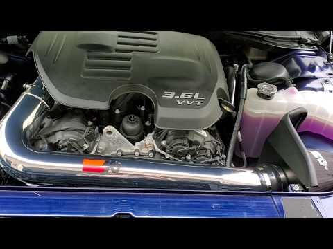 Does a K&N Typhoon intake make my Dodge Challenger 3.6L sound different?