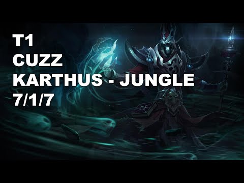 T1 Cuzz Jungle Karthus vs Trundle - KR Challenger Patch 10.8
