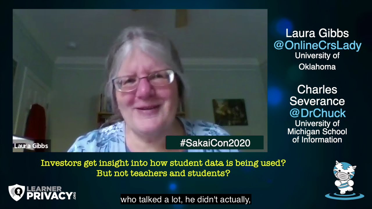 Pedagogy and Privacy in a Pandemic (Sakai 2020 Virtual Conference)