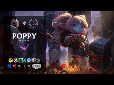 Poppy Jungle vs Kha'Zix - EUW Master Patch 12.9