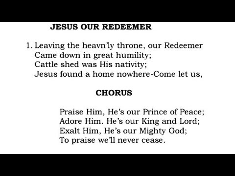 TPM English Hymn 328-Praise Him, He's our Prince of Peace; Adore Him. He's our King and Lord;