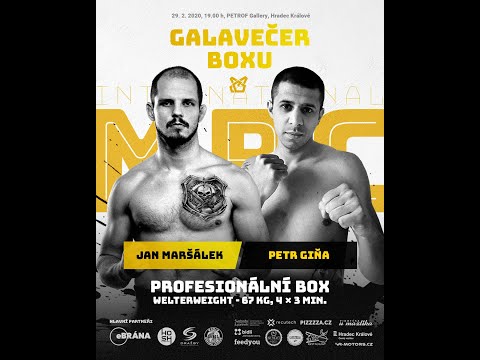 Jan Maršálek vs. Petr Giňa, welterweight bout -67kg