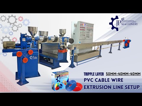PVC Wire & Cable (Triple Layer) Extrusion Line