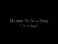 Maroon 5's New Song "Can't Stop"