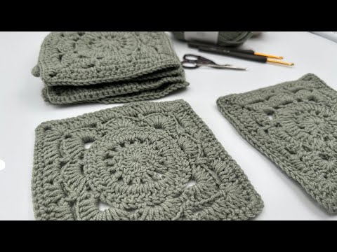 How to crochet the beautiful Willow Granny Square - Easier than you think!