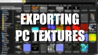 BFBC2 Texture Converter - Exporting PC Textures