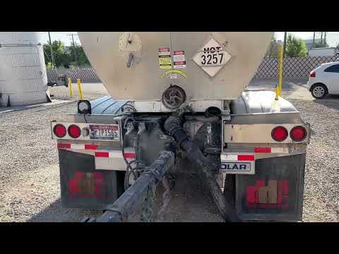 Unloading asphalt at Asphalt Systems Inc