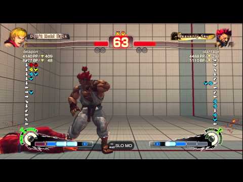 delapon [Ken] vs. plantage [Akuma] | SSF4 Arcade Edition
