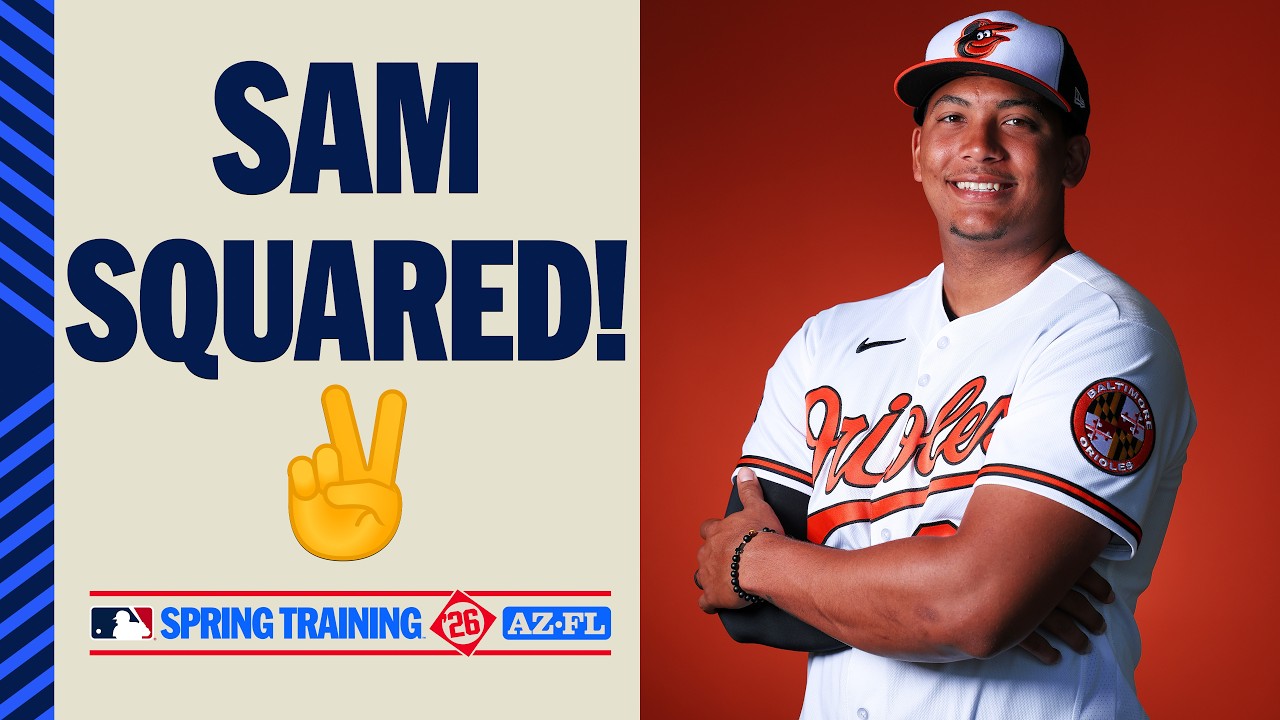 Top 10 prospect homers TWICE in THREE innings! 🔥 Samuel Basallo is showing out for the Orioles!