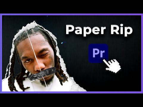 How to Use PAPER RIP Transitions in MUSIC VIDEOS ! (Next level)