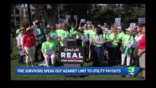 KCRA 3: Fire Survivors Speak Out Against Limit To Utility Payouts