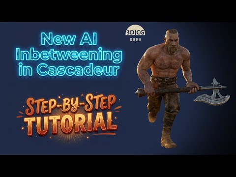Cascadeur: Step-by-step AI Inbetweening Tutorial