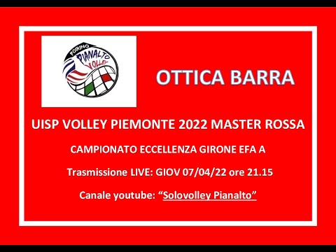 PIANALTO MASTER ROSSA - OTTICA BARRA  _ Campionato UISP Volley Piemonte ECC Fem 2021/22