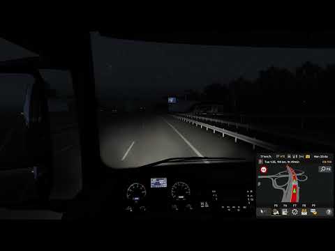Late-Night Highway Run | ETS2 Kassel to Magdeburg Drive