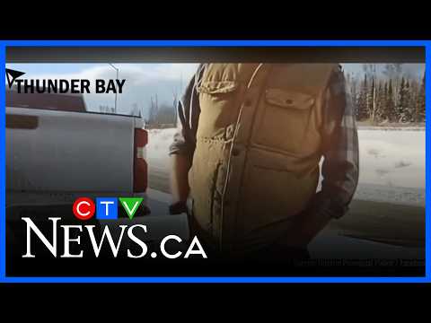 Captured on camera: OPP arrest Alberta man following Hwy. 11-17 traffic stop
