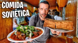 Provando COMIDA SOVIÉTICA na Geórgia 🇬🇪