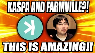 KASPA HOLDERS!! KASPA CONNECTIONS TO HUGE FACEBOOK GAME FARMVILLE!! URGENT!!