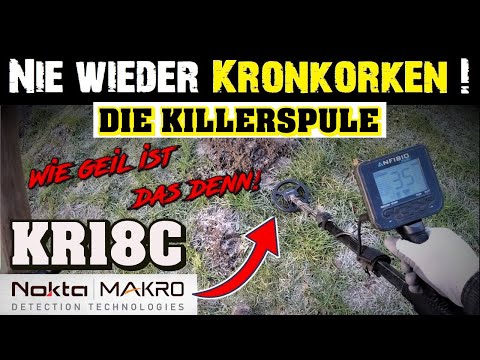 Sondeln - Münzjagd 💰 mit der KR18C - Mega! - Nie wieder Kronkorken! - metaldetecting - treasure hunt