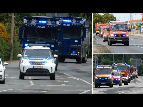 Einsatzfahrten zum Waldbrand in Falkenberg/Elster 🚨