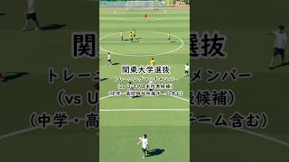 関東大学選抜トレーニングマッチメンバー（vs U-19日本代表候補）