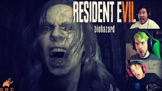 Gamers Reactions to the attack of Mia | Resident Evil 7: Biohazard