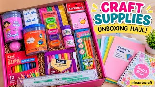 Craft Supplies Unboxing Haul ✂️🎨 | Craft Shopping Haul & New Supplies 